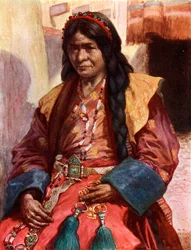 Femme de Lhassa, Tibet