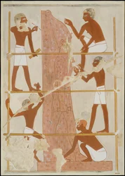 Sculpteurs au travail, Tombe de Rekhmire