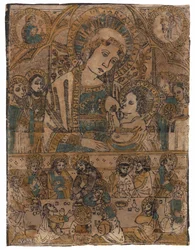 Madonna lactans avec la Cène