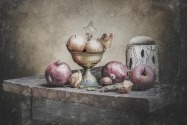 Nature morte rustique d