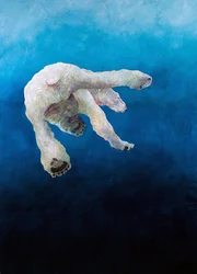 Ursus maritimus 1, 2010 (acrylique sur lin)