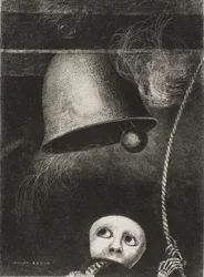 Un masque sonne le glas funèbre, planche trois de À Edgar Poe