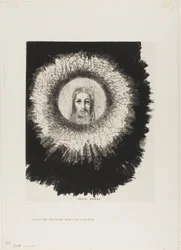 Et dans le disque même du soleil brille le visage de Jésus-Christ, planche 10 de La Tentation de Saint Antoine (1ère série)