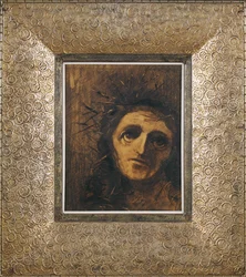 Christ (fusain et craie noire sur papier)