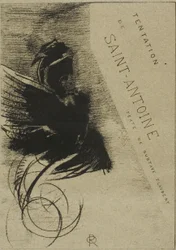 Couverture-Frontispice pour la Tentation de Saint Antoine