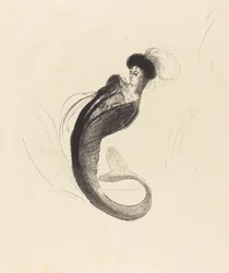 Femme à la toque ornée