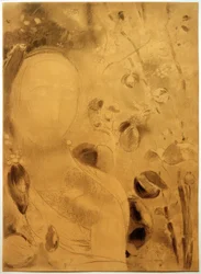 Le Rêve, fleurs et visage