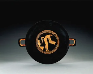 Kylix à figures rouges attique, vers 470 av. J.-C.