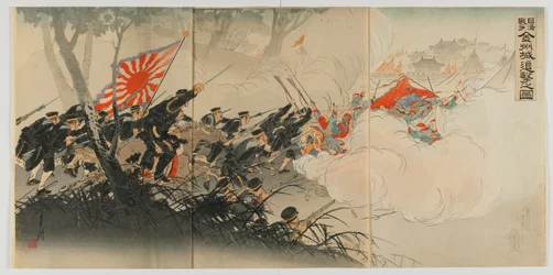 Bataille à Jinzhou, époque Meiji, 1894