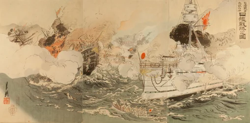 Guerre sino-japonaise : la marine japonaise victorieuse au large de Takushan