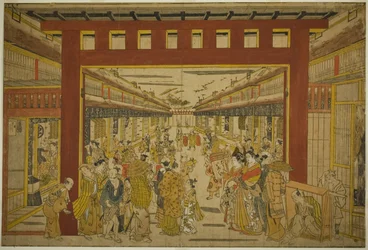 Nakanocho dans le Yoshiwara