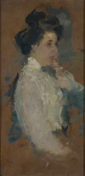 Étude de portrait de femme