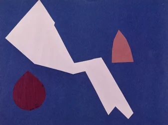 Guerre universelle Collage par Olga Rosanova, janvier 1916