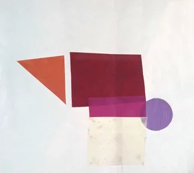 Guerre universelle : Collage par Olga Rosanova, janvier 1916