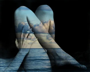 Legs sea, 2022 (technique mixte numérique)