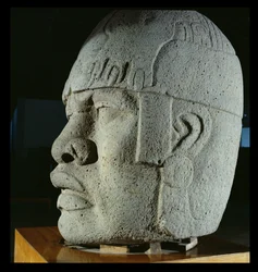Tête colossale 4 de San Lorenzo, Veracruz, Mexique, préclassique (basalte)
