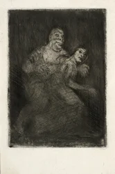 Un homme surprend une femme