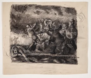 Scène de bataille