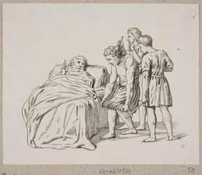 Le vieil homme et ses fils