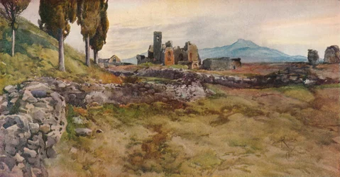 Sur la Via Appia, XIXe siècle