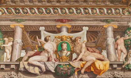 Faux porche avec pierres commémoratives de Giovanni De