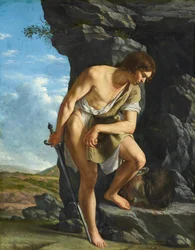 David avec la tête de Goliath