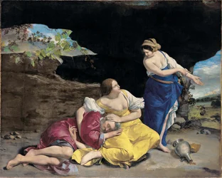 Lot et ses filles, vers 1628 (huile sur toile)