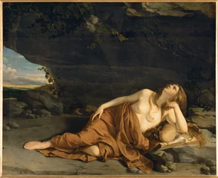 Marie Madeleine repentante (peinture sur toile)