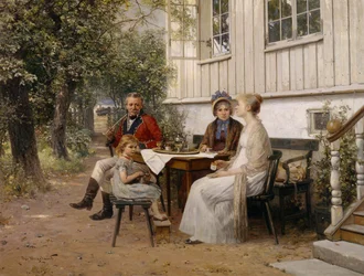 Dans le jardin