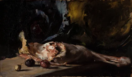 Nature morte avec un gigot d