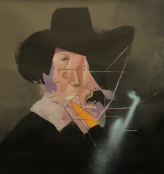 Se souvenir de Rembrandt, 2019-2024 (huile et acrylique sur toile)