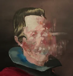 Velazquez Disintegrating, 2020-2025 (acrylique et huile sur toile)