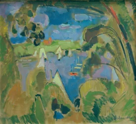 Vue sur la Havel grande fenêtre, Berlin