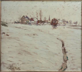Paysage enneigé près de Grafrath