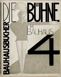 Conception de couverture La scène au Bauhaus Die Bühne im Bauhaus, 1925