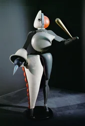 Der Abstrakte, figurine du Ballet triadique, créée au Landestheater de Stuttgart en