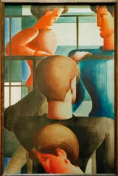 Groupe à la balustrade I