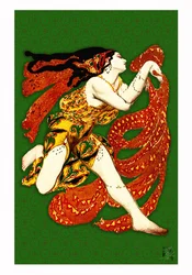 Danseuse Art déco pleine de dynamisme