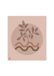 Vagues botaniques minimalistes