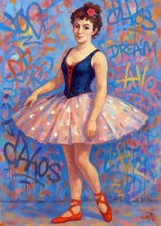 Ballerine de street art