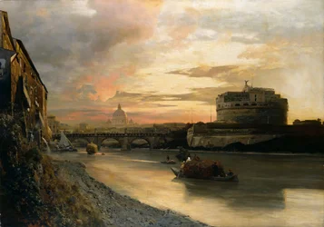 French : Le château Saint-Ange à Rome