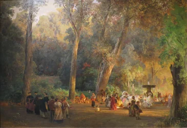Dans le parc de la Villa Torlonia