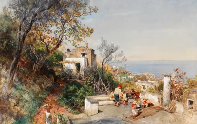 Vue sur la baie de Naples