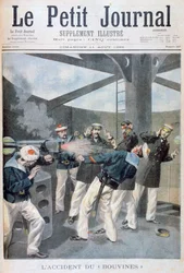 Accident sur le navire de guerre français Bouvines, 1895