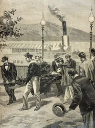 Élisabeth de Wittelsbach transportée à l