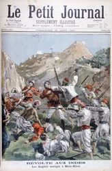 Révolte sur la frontière nord-ouest, les Britanniques assiégés à Malakand, Inde
