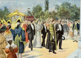Sir Joseph Renals en visite à Bordeaux