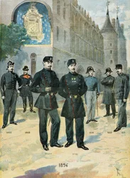 Les différents costumes de la police française