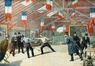 décès de Jules Hippolyte Percher, 1895 (Illustration)