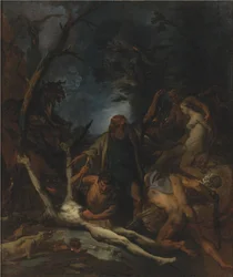 Sorcières à une messe noire